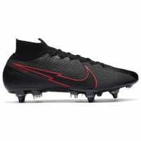 Nike Mercurial Superfly Elite Df Sg Football Boots Black/ChileRed Футболни стоножки