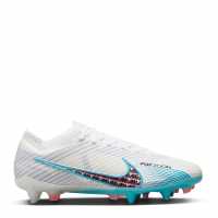 Nike Mercurial Vapor Elite Soft Ground Football Boots White/Blue/Pink Мъжки футболни бутонки