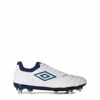 Umbro Tocco Pro Soft Ground Football Boots Wht/Blu/Sea Мъжки футболни бутонки