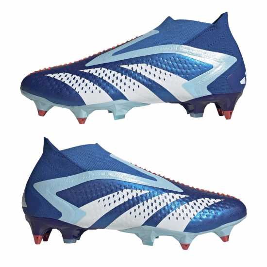 Adidas Predator Accuracy + Soft Ground Football Boots Blue/White Мъжки футболни бутонки