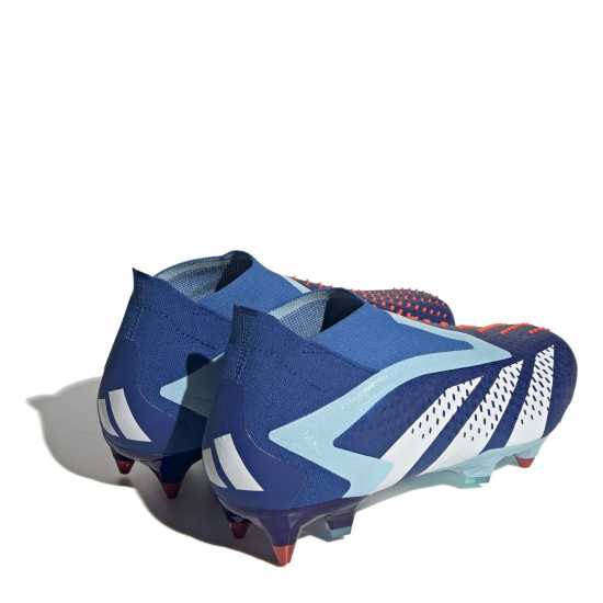 Adidas Predator Accuracy + Soft Ground Football Boots Blue/White Мъжки футболни бутонки