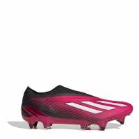 Adidas Мъжки Футболни Бутонки X Speedportal + Soft Ground Football Boots Mens Pink/Black Мъжки футболни бутонки