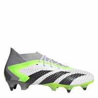 Adidas Predator Accuracy.1 Soft Ground Football Boots Wht/Blk/Lemon Мъжки футболни бутонки