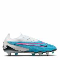 Nike Phantom Elite Gx Soft Ground Football Boots Blue/Pink Футболни стоножки