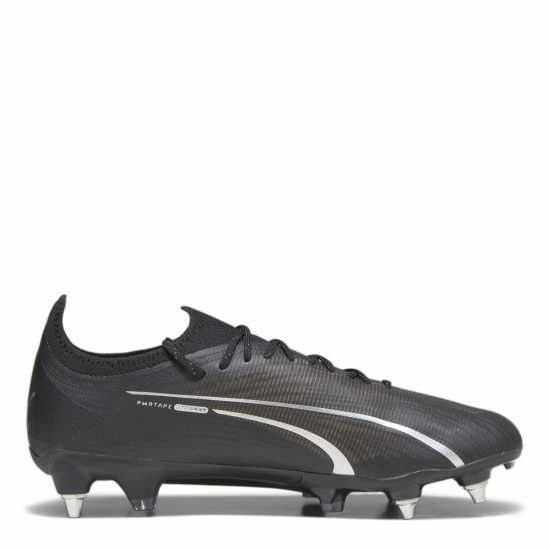 Puma Ultra Ultimates.1 Soft Ground Football Boots Black/Asphalt Мъжки футболни бутонки