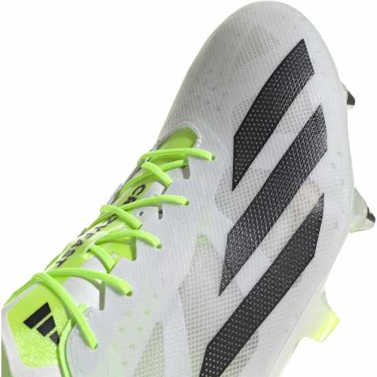 Adidas X Crazyfast+ Soft Ground Football Boots Wht/Blk/Lemon Мъжки футболни бутонки