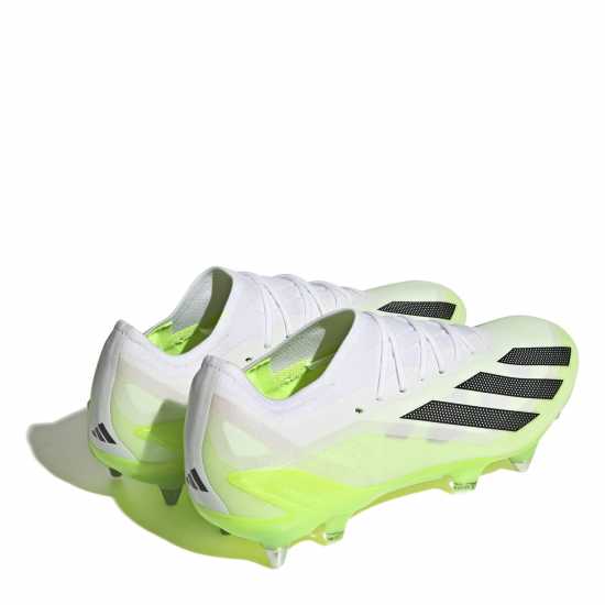 Adidas X Crazyfast Elite Soft Ground Football Boots Wht/Blk/Lemon Мъжки футболни бутонки