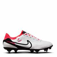 Nike Tiempo Legend 10 Academy Soft Ground Football Boots Wht/Blk/Crimson Мъжки футболни бутонки