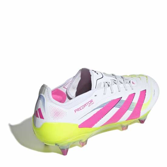 Adidas Predator Elite Soft Ground Football Boots Бяло/Розово 