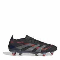 Adidas Predator Elite Soft Ground Football Boots Черно/Сиво 
