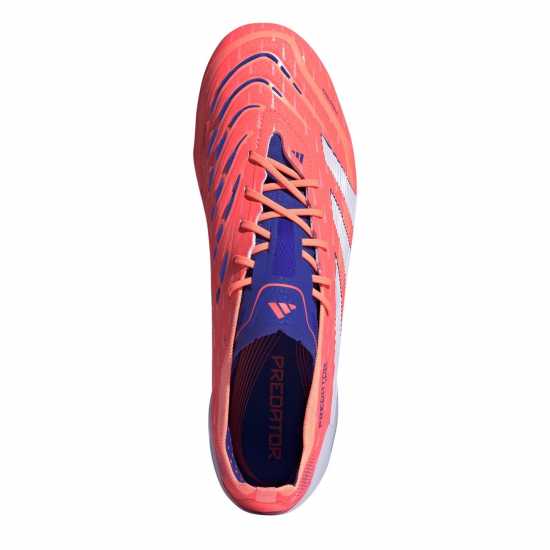 Adidas Predator Elite Soft Ground Football Boots Оранжево/Бяло Adidas Predator Elite Soft Ground Football Boots Оранжево/Бяло