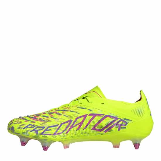 Adidas Predator Elite Soft Ground Football Boots Lem/Pink/Blue Adidas Predator Elite Soft Ground Football Boots Lem/Pink/Blue