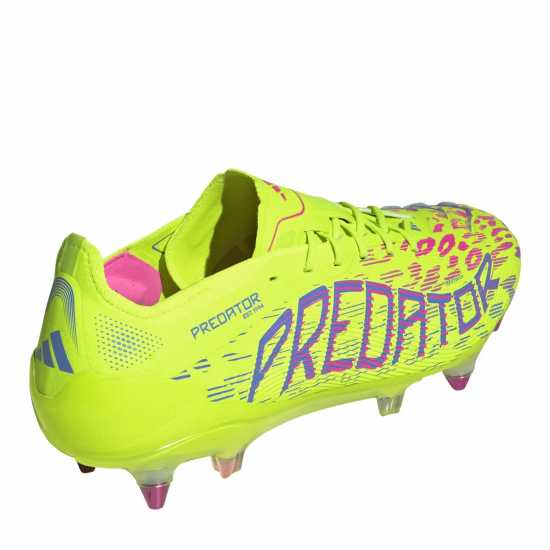 Adidas Predator Elite Soft Ground Football Boots Lem/Pink/Blue Adidas Predator Elite Soft Ground Football Boots Lem/Pink/Blue