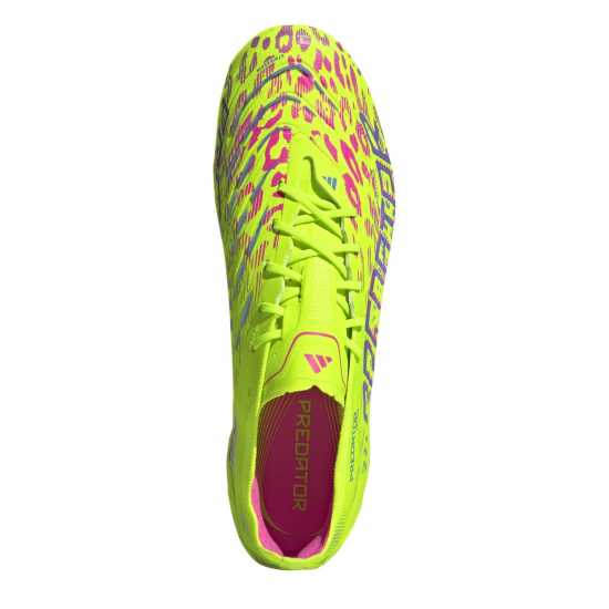 Adidas Predator Elite Soft Ground Football Boots Lem/Pink/Blue Adidas Predator Elite Soft Ground Football Boots Lem/Pink/Blue