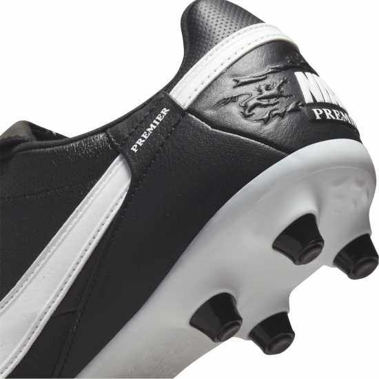 Nike Premier 3 Firm Ground Football Boots Black/White Футболни стоножки