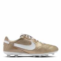Nike Premier 3 Firm Ground Football Boots Gold/White Мъжки футболни бутонки
