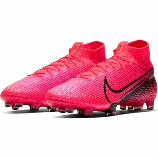 Nike Mercurial Superfly 9 Elite Firm Ground Football Boots Crimson/White Футболни стоножки