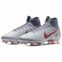 Nike Mercurial Superfly Elite Df Fg Football Boots Light Grey/Blue Футболни стоножки