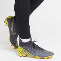 Nike Mercurial Superfly 9 Elite Firm Ground Football Boots Grey/Black Футболни стоножки