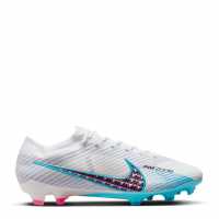 Nike Mercurial Vapor Elite Fg Football Boots White/Blue/Pink Футболни стоножки