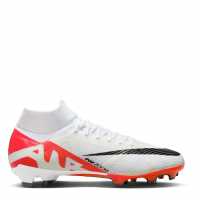 Nike Mercurial Superfly 9 Pro Firm Ground Football Boots Crimson/White Мъжки футболни бутонки