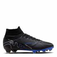 Nike Mercurial Superfly 9 Pro Firm Ground Football Boots Black/Chrome Мъжки футболни бутонки