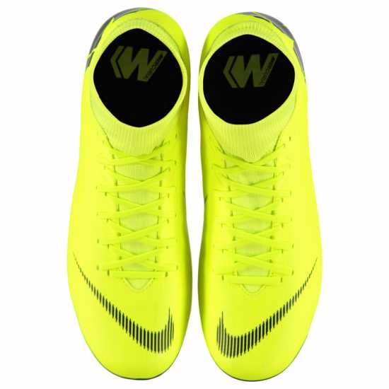 Nike Mercurial Superfly 9 Academy Firm Ground Football Boots Lemonade/Black - Футболни стоножки