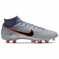 Nike Mercurial Superfly Academy Df Fg Football Boots Light Grey/Blue Футболни стоножки