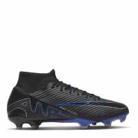 Nike Mercurial Superfly 9 Academy Firm Ground Football Boots Black/Chrome Мъжки футболни бутонки
