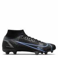Nike Mercurial Superfly Academy Df Fg Football Boots Black/UnivBlue Футболни стоножки