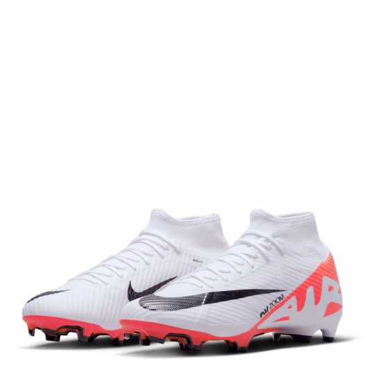 Nike Mercurial Superfly 9 Academy Firm Ground Football Boots Crimson/White Мъжки футболни бутонки