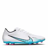 Nike Mercurial Vapor Club Fg Football Boots White/Blue Мъжки футболни бутонки