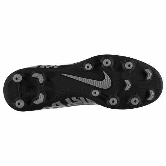 Nike Mercurial Vapor Club Firm Ground Football Boots Black/Chrome Футболни стоножки