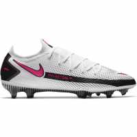 Nike Phantom Gt Elite Fg Football Boots White/PinkBlast Футболни стоножки
