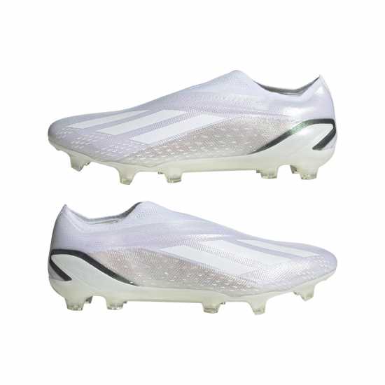 Adidas X Speedportal+ Firm Ground Football Boots White/White Мъжки футболни бутонки