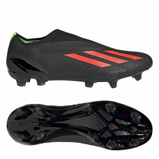 Adidas X Speedportal+ Firm Ground Football Boots Black/Red/Grn - Футболни стоножки