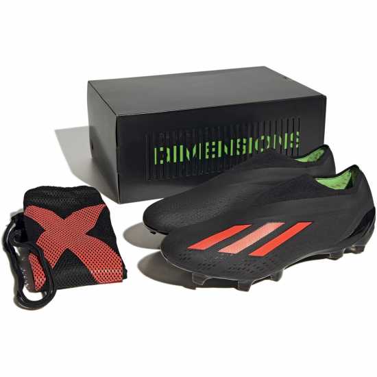 Adidas X Speedportal+ Firm Ground Football Boots Black/Red/Grn - Футболни стоножки