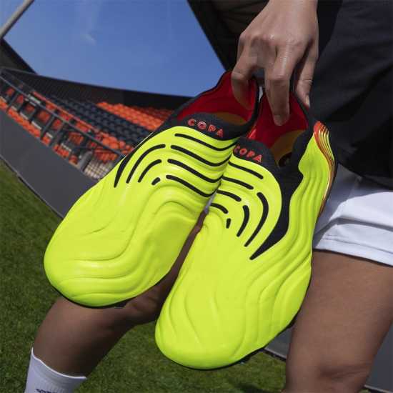 Adidas Copa Sense + Fg Football Boots Yellow/Red/Blk Мъжки футболни бутонки