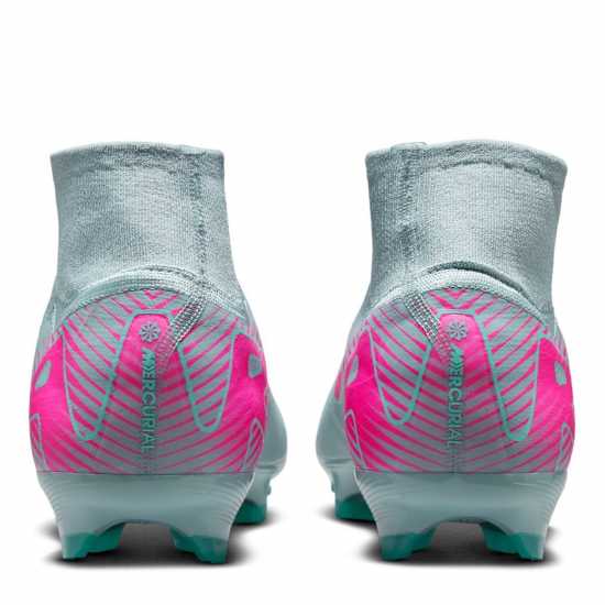 Nike Zoom Mercurial Superfly 10 Pro Adults Firm Ground Football Boots Сиво/Розово 