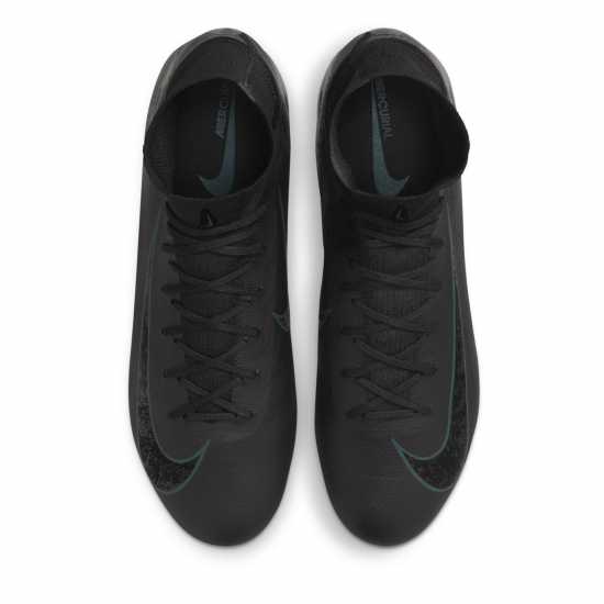 Nike Zoom Mercurial Superfly 10 Pro Adults Firm Ground Football Boots Черно/Зелено 