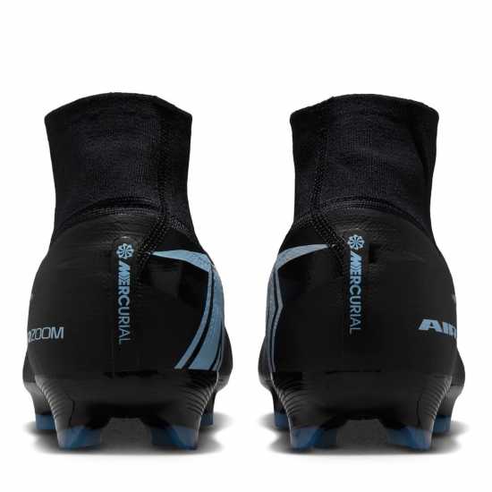 Nike Zoom Mercurial Superfly 10 Pro Adults Firm Ground Football Boots Черно/Синьо Nike Zoom Mercurial Superfly 10 Pro Adults Firm Ground Football Boots Черно/Синьо