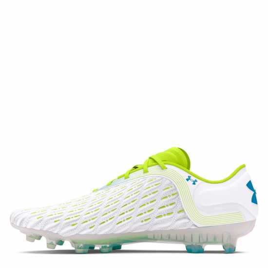 Under Armour Clone Magnetico Elite 3.0 Firm Ground Football Boots White/Yellow Мъжки футболни бутонки