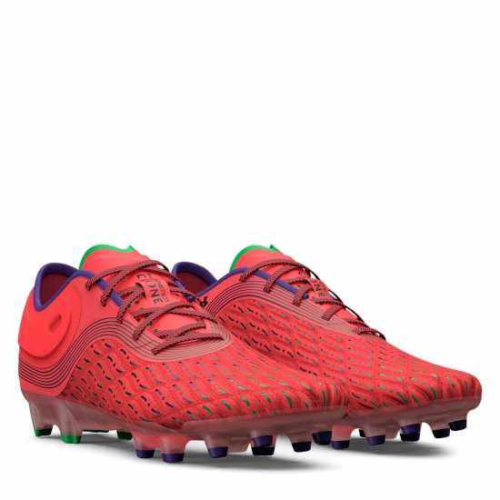 Under Armour Clone Magnetico Elite 3.0 Firm Ground Football Boots Red/Green Мъжки футболни бутонки