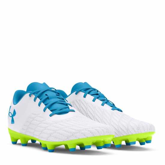 Under Armour Magnetico Select Firm Ground Football Boots White/Yellow Мъжки футболни бутонки