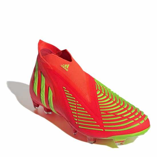 Adidas Predator + Fg Football Boots Red/Green/Blk Футболни стоножки