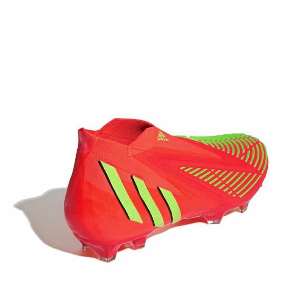 Adidas Predator + Fg Football Boots Red/Green/Blk Футболни стоножки