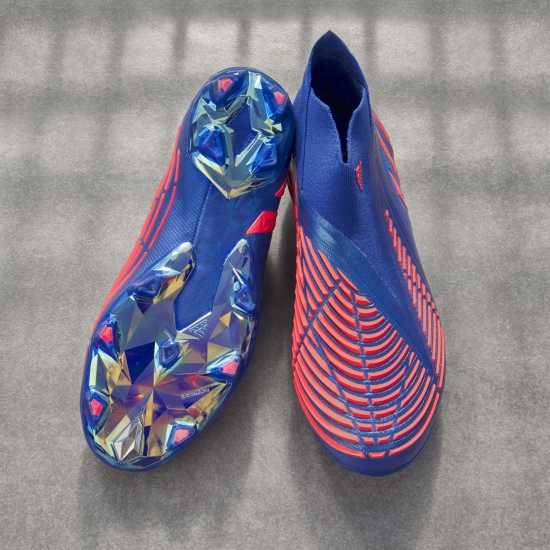 Adidas Predator + Fg Football Boots Blue/Orange Футболни стоножки