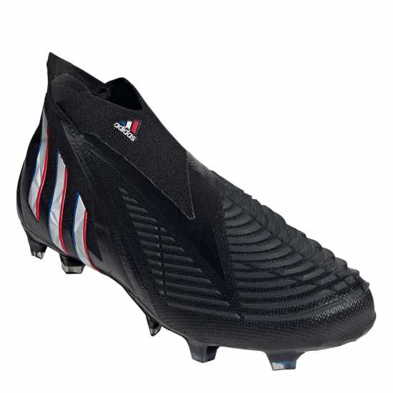 Adidas Predator + Fg Football Boots Black/White Футболни стоножки