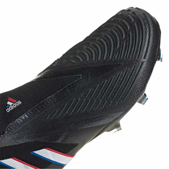 Adidas Predator + Fg Football Boots Black/White Футболни стоножки