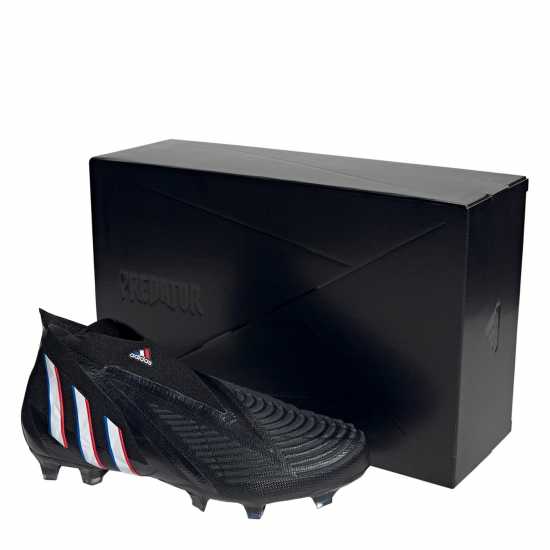 Adidas Predator + Fg Football Boots Черно/Бяло Футболни стоножки